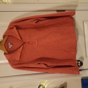 Quilted 1/4 zip Croft & Barrow top
